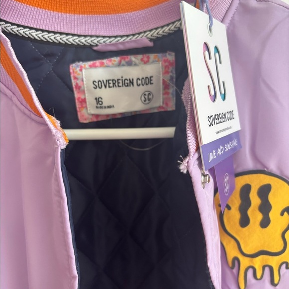 Sovereign Code Youth Lavender and Tangerine Jacket - Picture 4 of 5